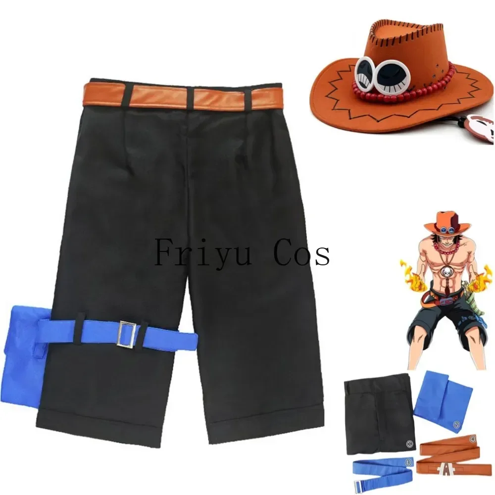 Men Accessories Kit - Anime Portgas·D· Ace Cosplay Costume Whitebeard