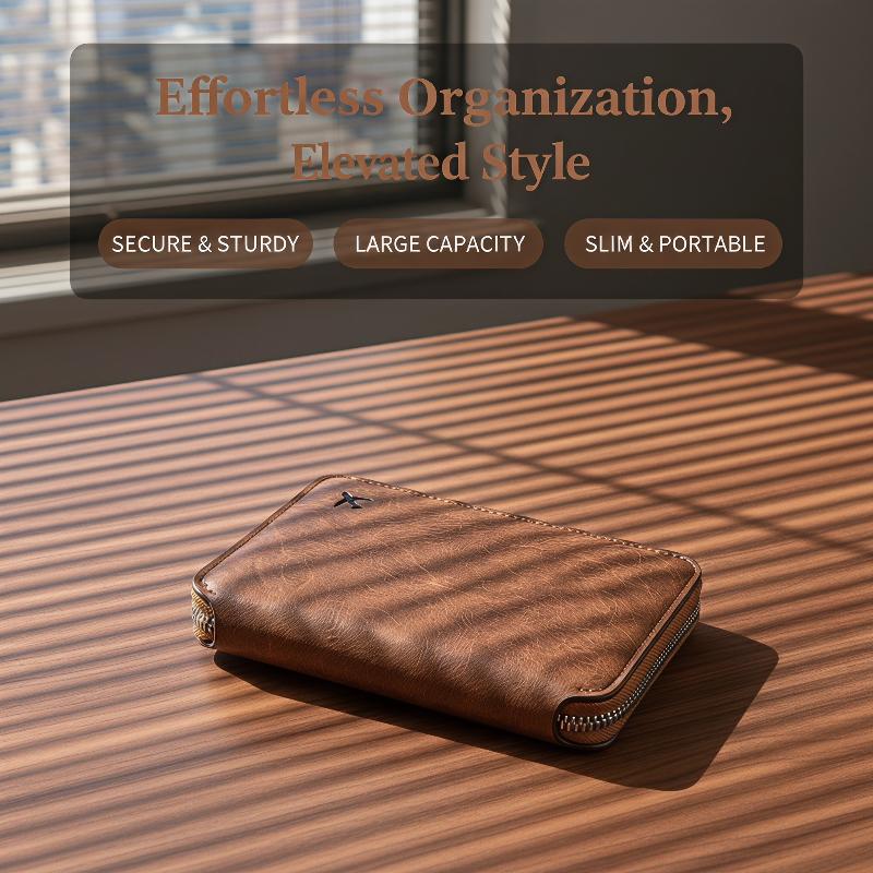Passport Wallet Rfid - Zippered Passport Case Large Capacity Portable
