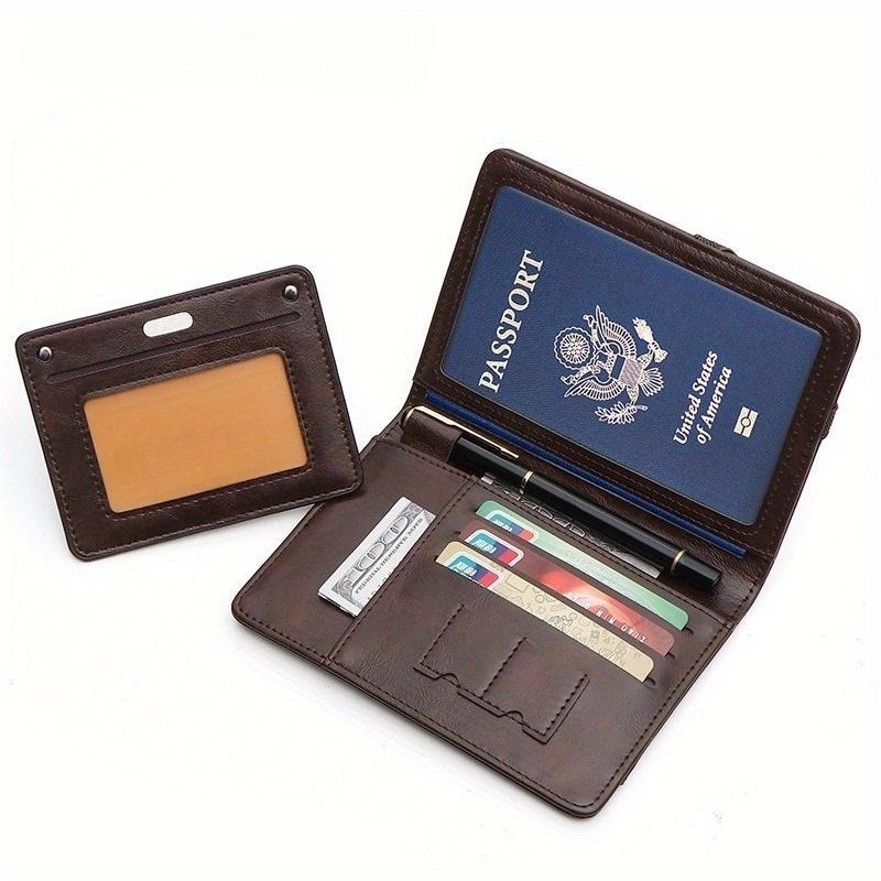 Passport Wallet Rfid - 1PC Lightweight Passport Wallet RFID Blocking