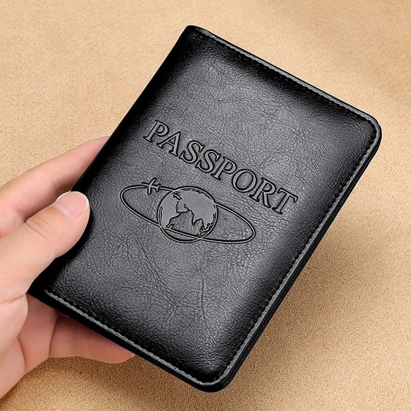 Unisex Genuine Leather Passpor - đánh giá và giá Passport Wallet Rfid