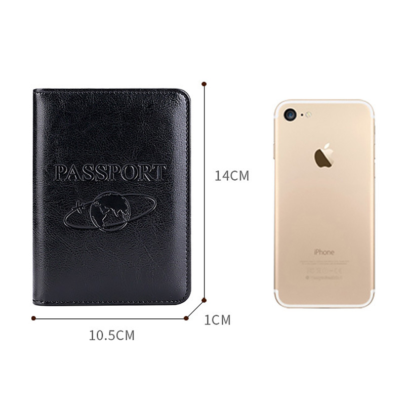 Unisex Genuine Leather Passpor - đánh giá và giá Passport Wallet Rfid