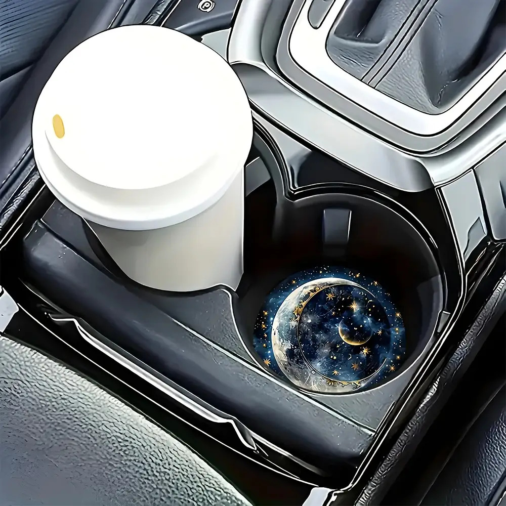 2pcs Starry Night Moon Car Cup - đánh giá và giá Men Accessories Box