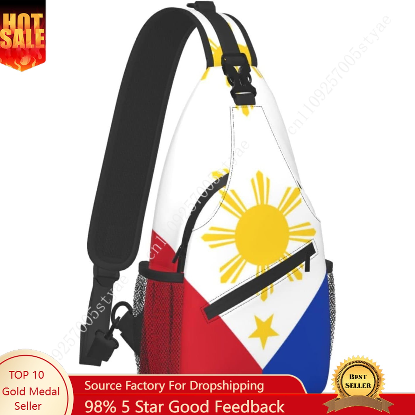 Philippine Flag Sling Backpack - đánh giá và giá Men'S Accessories Philippines