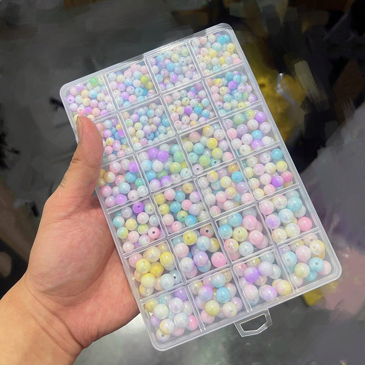800pcs/24 grid set box 6mm/8mm - đánh giá và giá Men Accessories Box