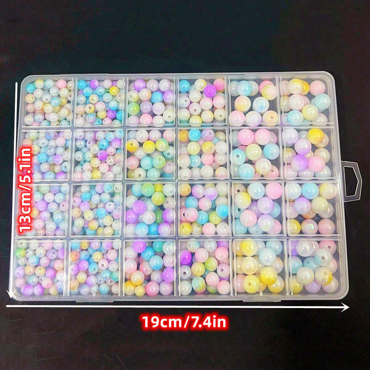800pcs/24 grid set box 6mm/8mm - đánh giá và giá Men Accessories Box