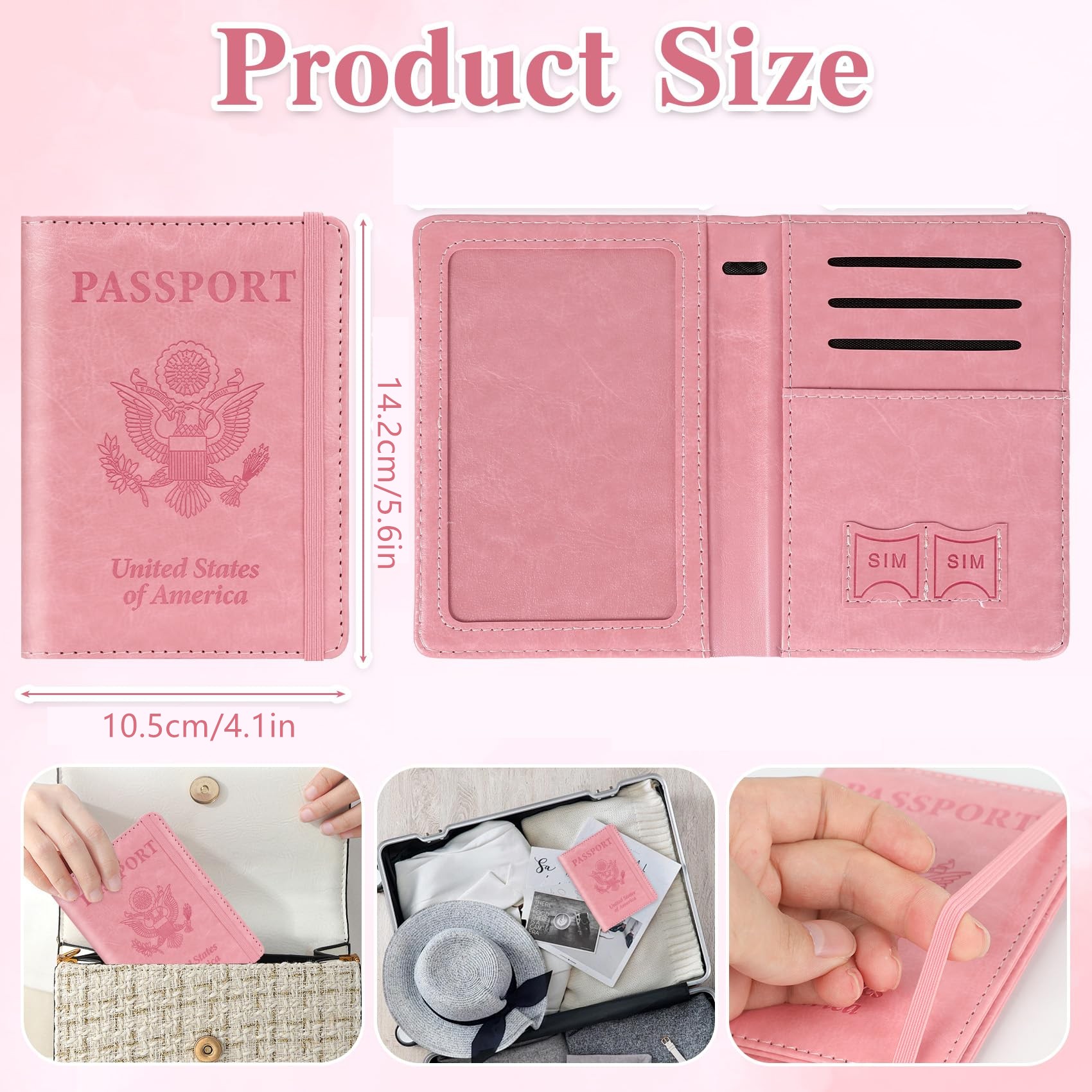 Passport Holder for Travel, Rf - đánh giá và giá Passport Wallet Rfid