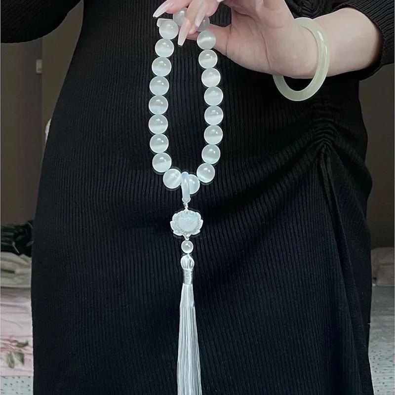 Mèo-Đá Mắt Hạt 12Mm Sen Tua Ru - đánh giá và giá Bracelet Beaded Men