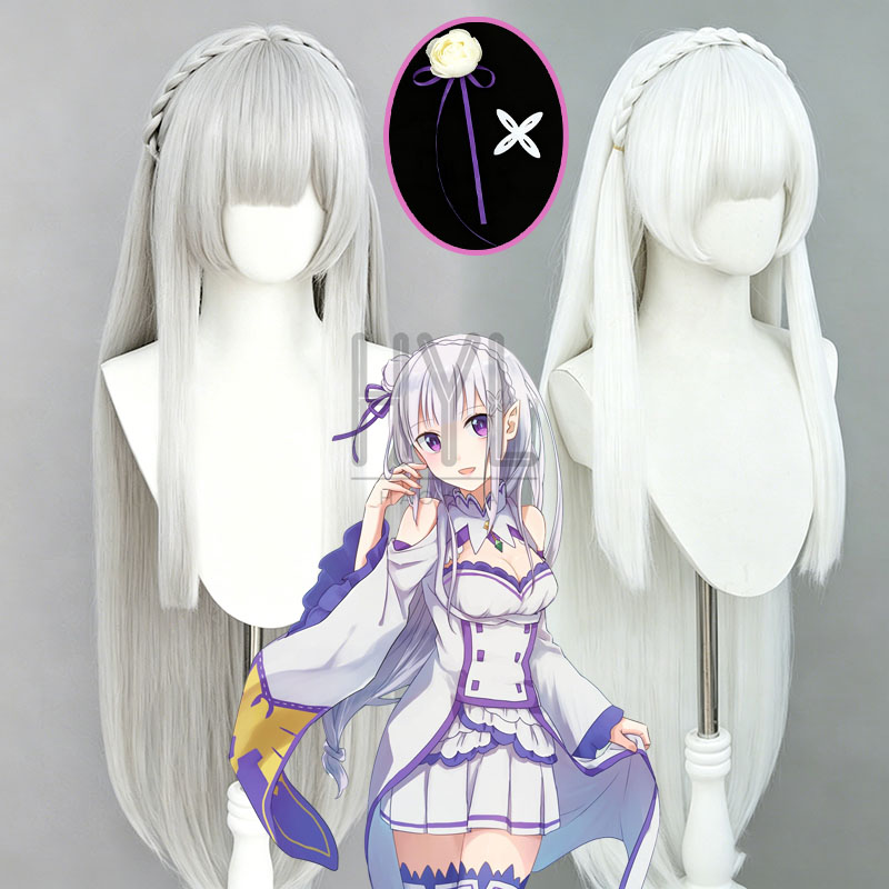 Anime Re:Zero Emilia Cosplay W - đánh giá và giá Men Accessories In Silver