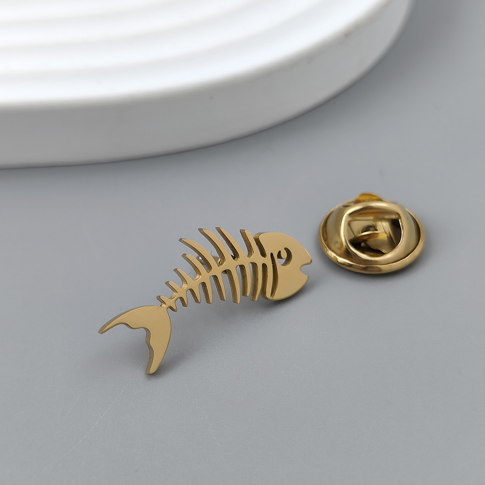 Creative fish bone gold-plated - đánh giá và giá Men'S Accessories Gift Set Branded