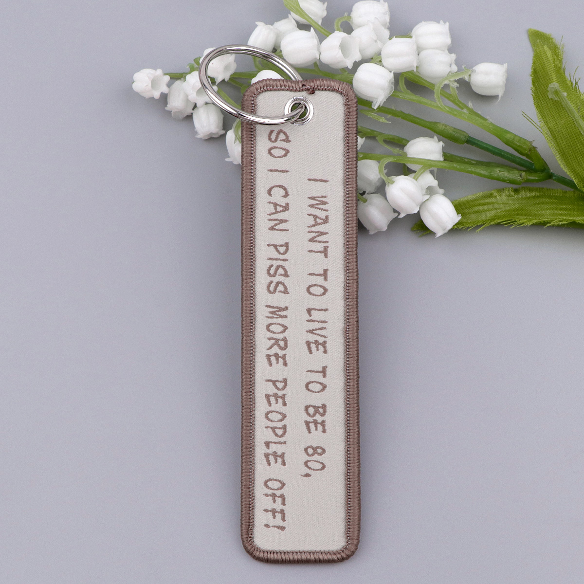 Vintage Quote Embroidered Keyc - đánh giá và giá Men'S Accessories Quotes