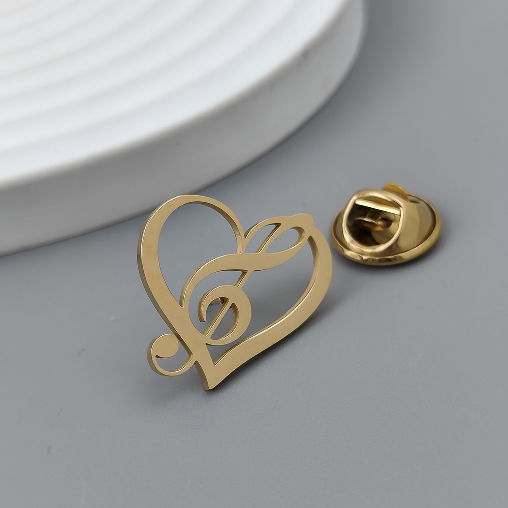 Love music symbol gold-plated  - đánh giá và giá Men'S Accessories Gift Set Branded