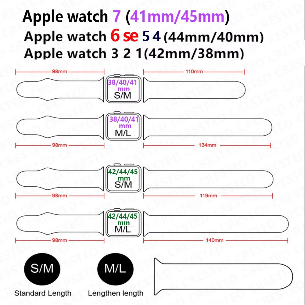 Silicone band For Apple Watch  - đánh giá và giá Men Accessories Website