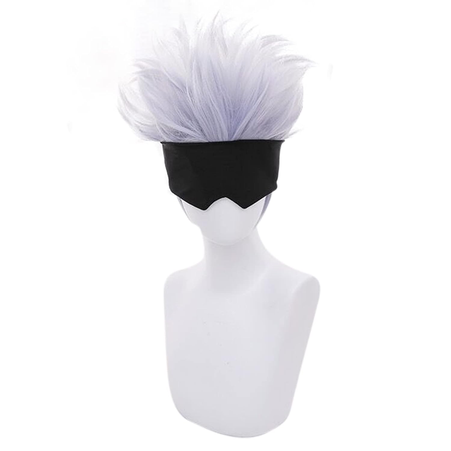 Black Blindfold + Short Wavy C - đánh giá và giá Men Accessories In Silver