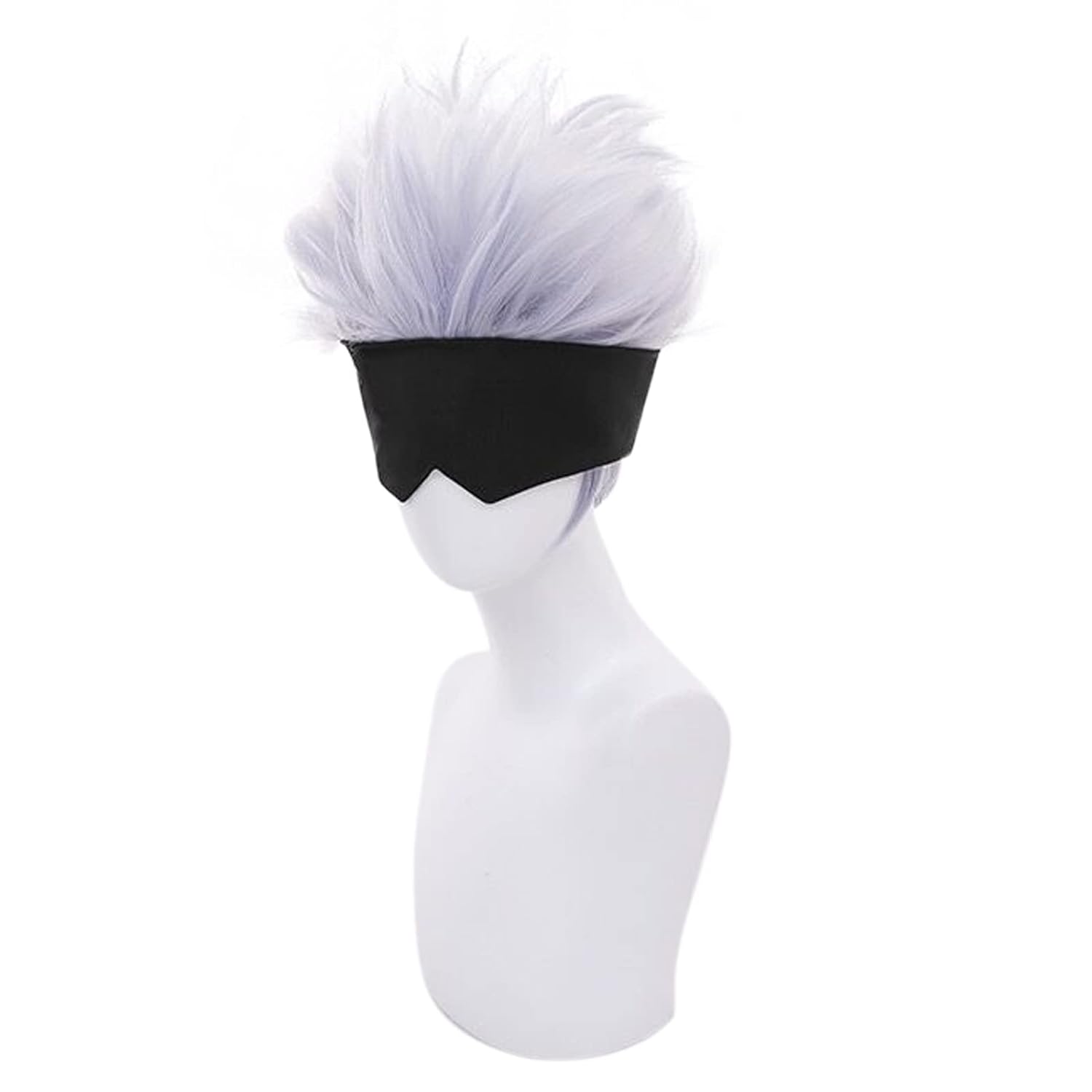 Black Blindfold + Short Wavy C - đánh giá và giá Men Accessories In Silver