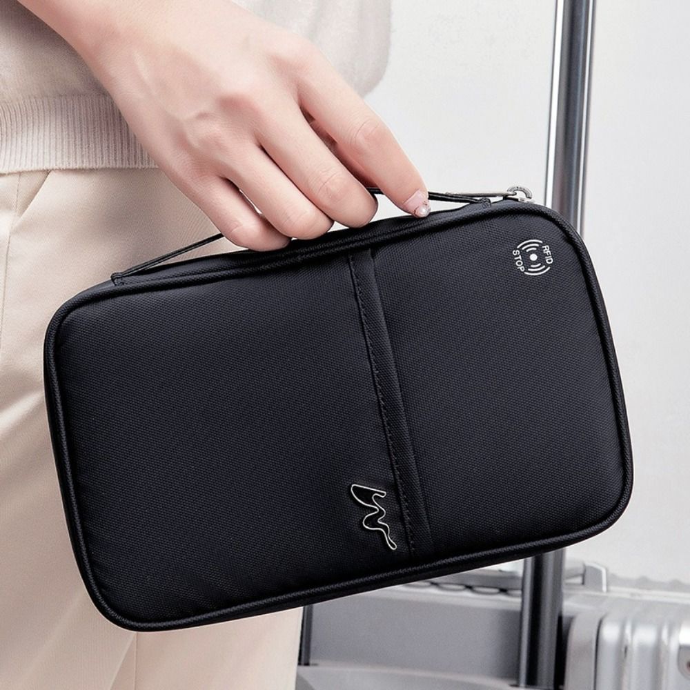 Portable Polyester Card Case L - đánh giá và giá Passport Wallet Rfid