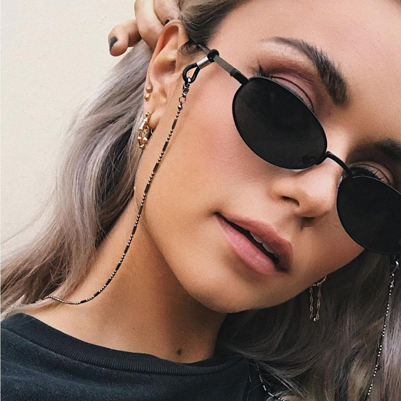 Mask Sunglasses Chains for Wom - đánh giá và giá Men Accessories In Silver