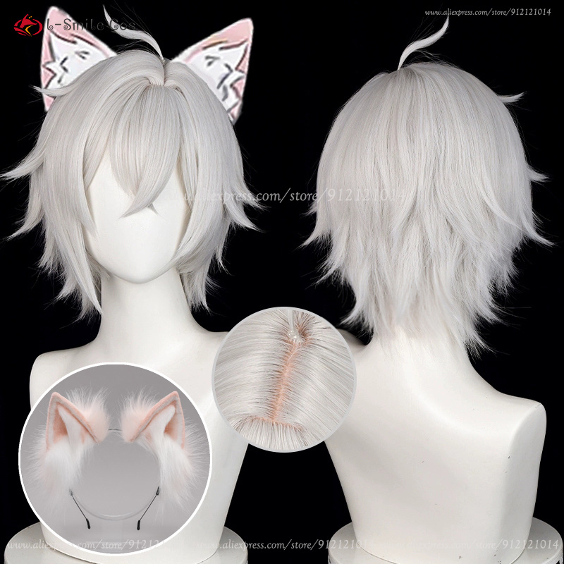 ZZZ Seth Lowell Cosplay Wig 30 - đánh giá và giá Men Accessories In Silver
