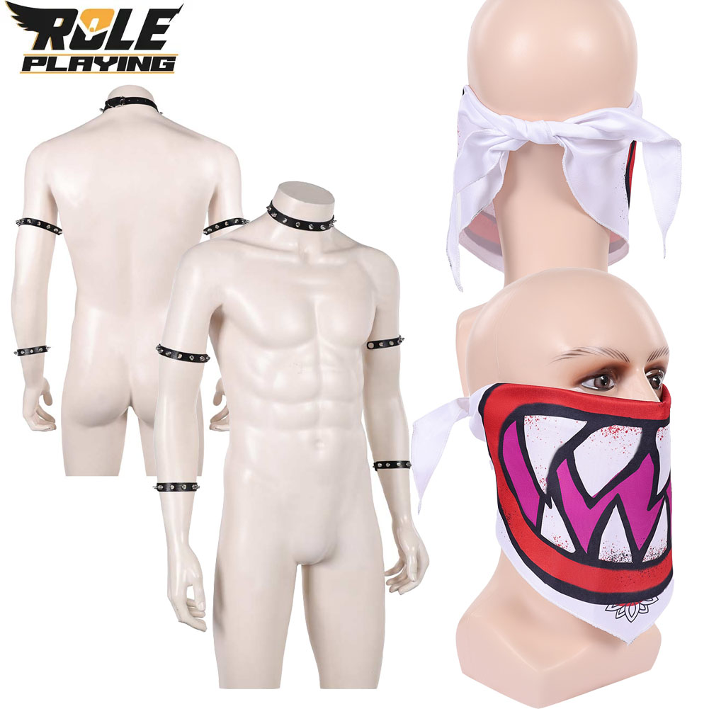 Bowser Jr Cosplay Scarf Mask B - đánh giá và giá Men Accessories Kit