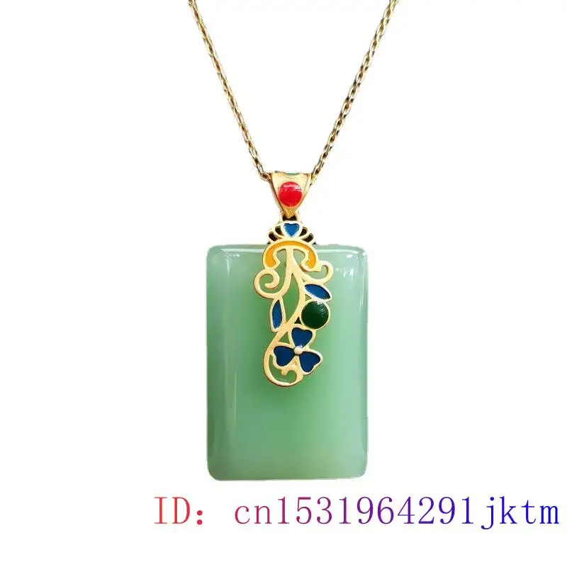 Mặt Dây Chuyền Ngọc Bích Cổ Bù - đánh giá và giá Men Accessories In Silver
