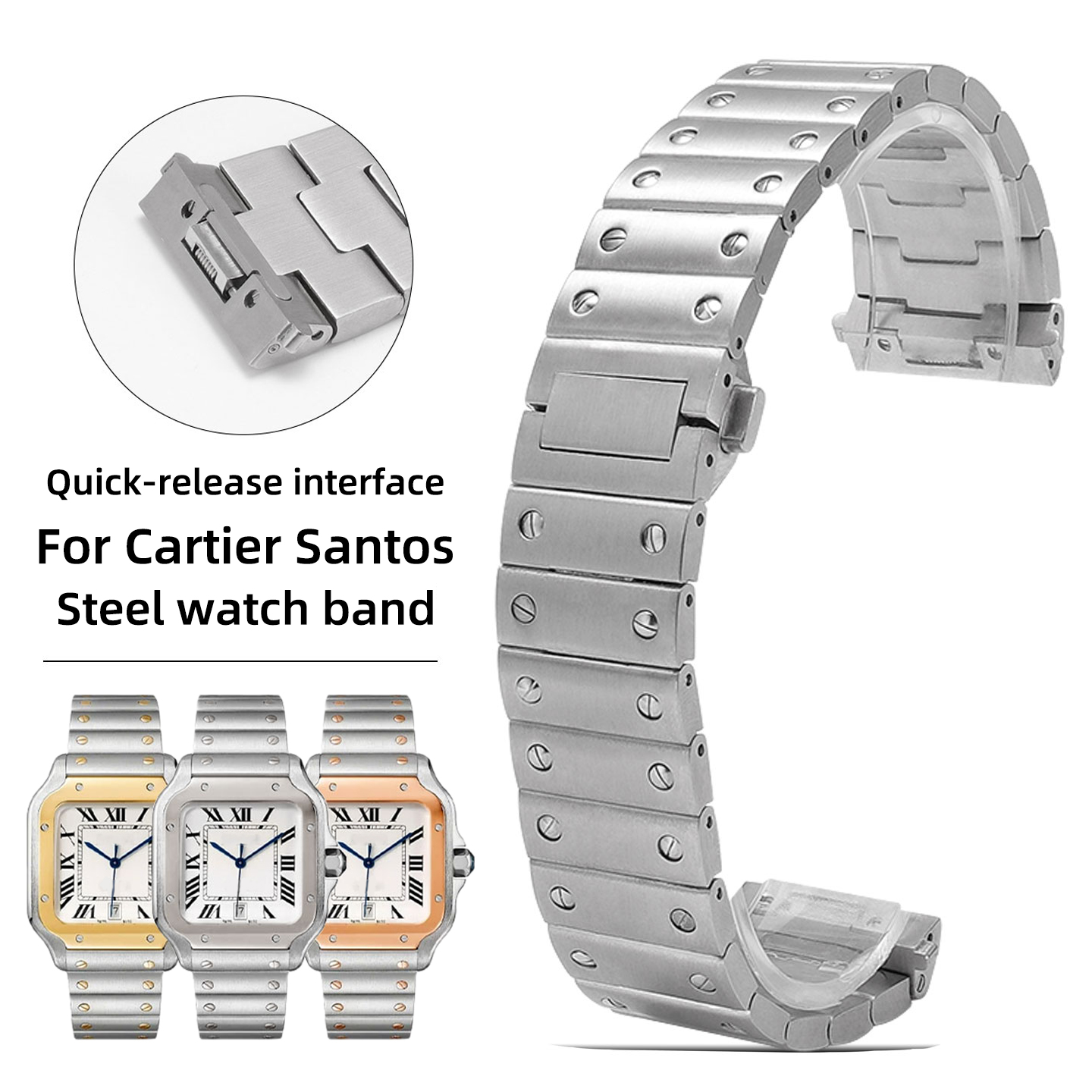 21mm Stainless Steel Bracelet  - đánh giá và giá Men'S Accessories Cartier