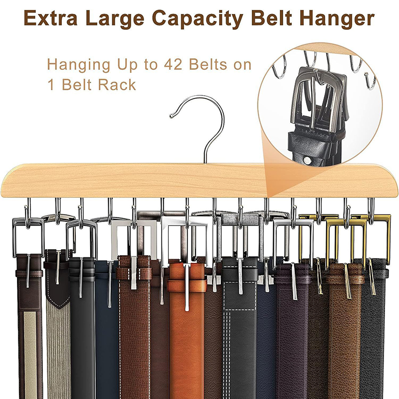 Wooden Belt Rack Women Storage - đánh giá và giá Men'S Accessories Wardrobe