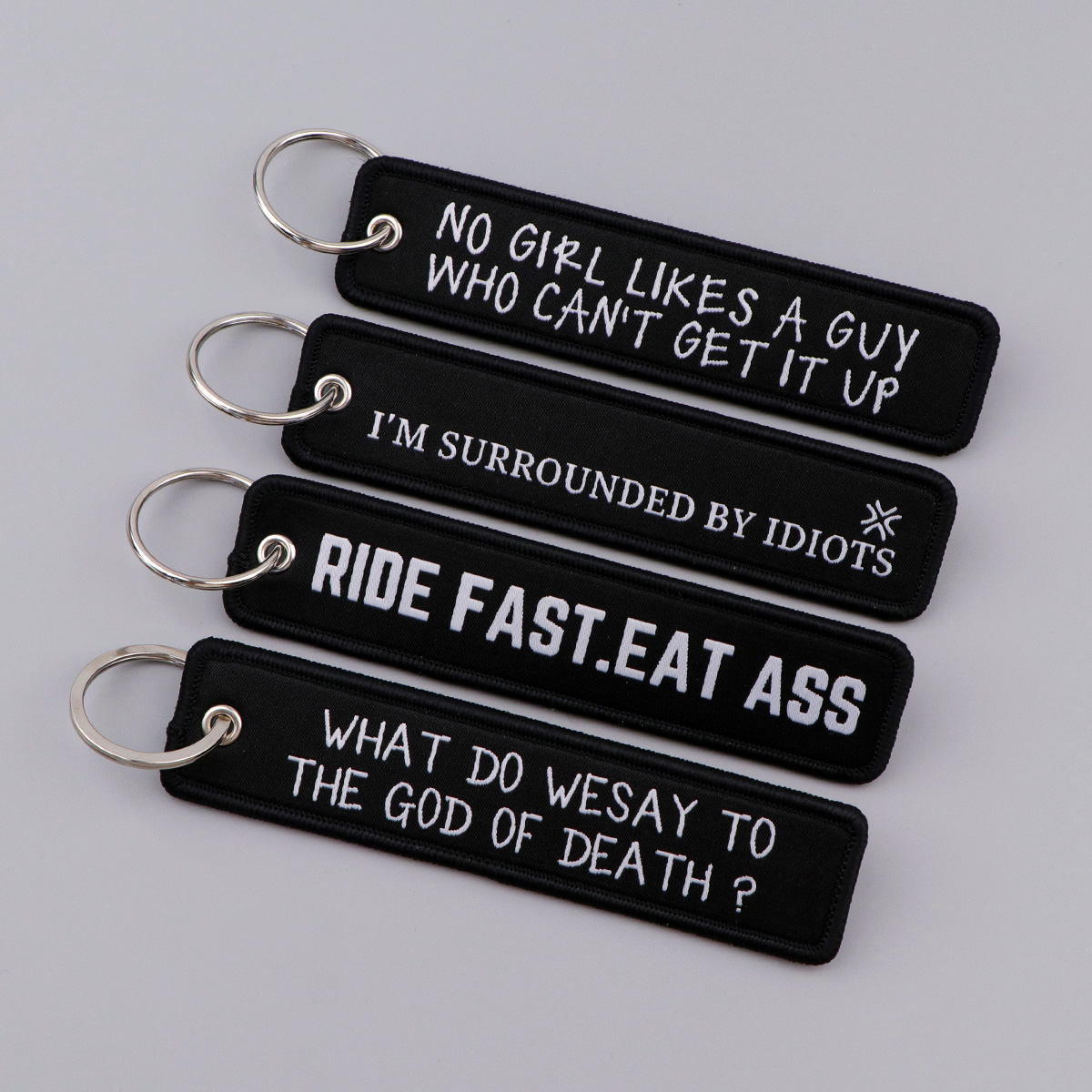 Warning Quotes Embroidery Key  - đánh giá và giá Men'S Accessories Quotes