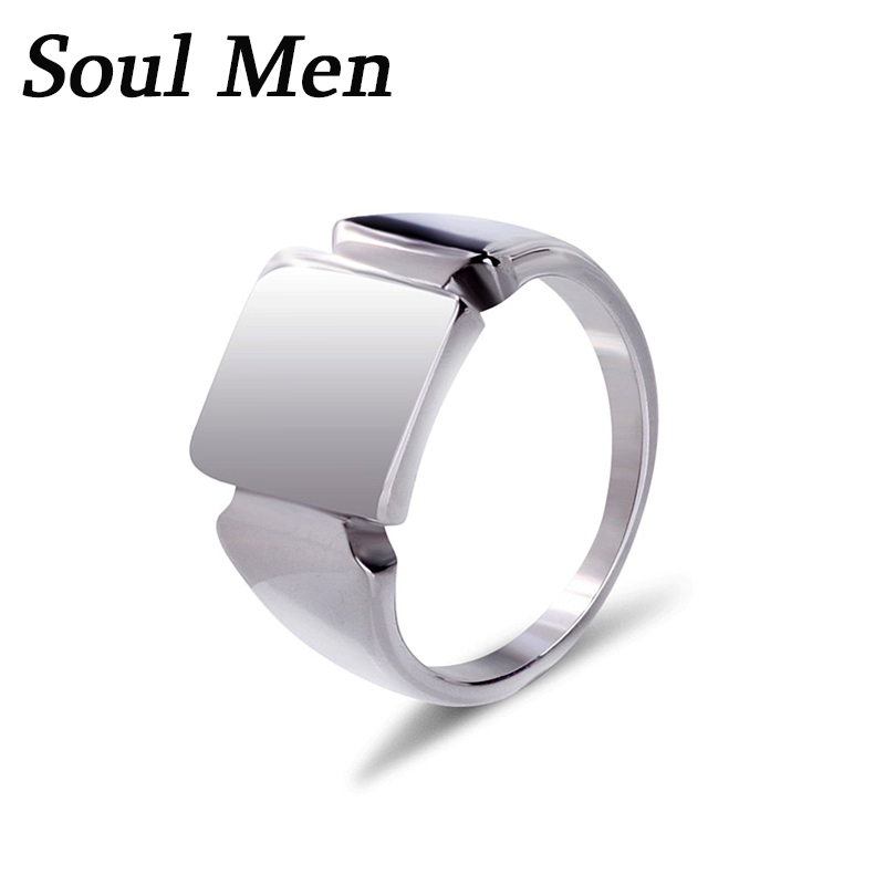 Linh Hồn Nam Thép Titan Nhẫn N - đánh giá và giá Signet Ring Men