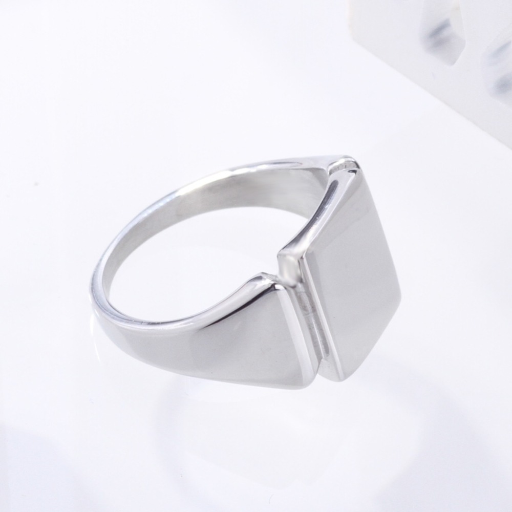 Linh Hồn Nam Thép Titan Nhẫn N - đánh giá và giá Signet Ring Men