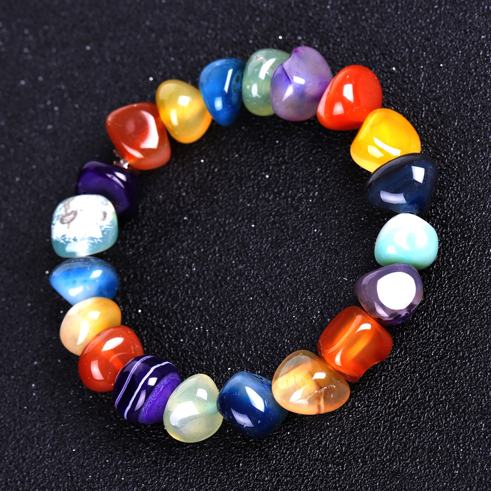 Irregular Natural Agate Bracel - đánh giá và giá Bracelet Beaded Men