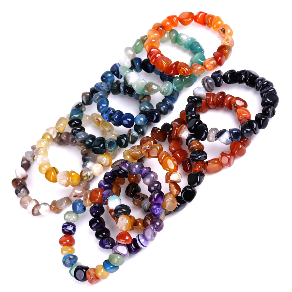Irregular Natural Agate Bracel - đánh giá và giá Bracelet Beaded Men
