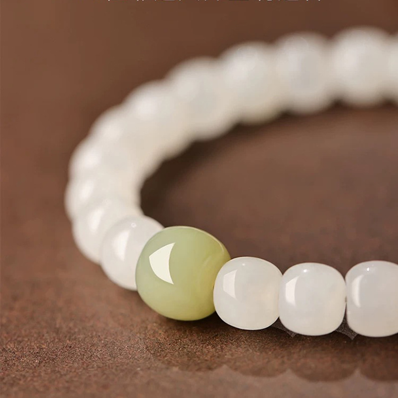 2026 Natural Hetian Jade Brace - đánh giá và giá Bracelet Beaded Men