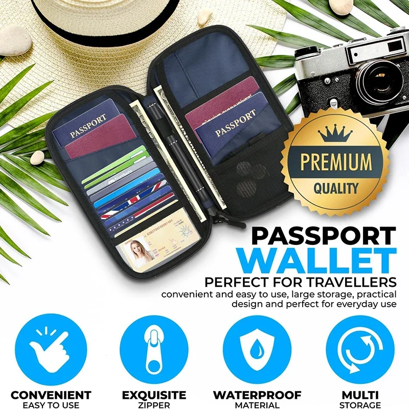 Lightweight Family Travel Pass - đánh giá và giá Passport Wallet Rfid