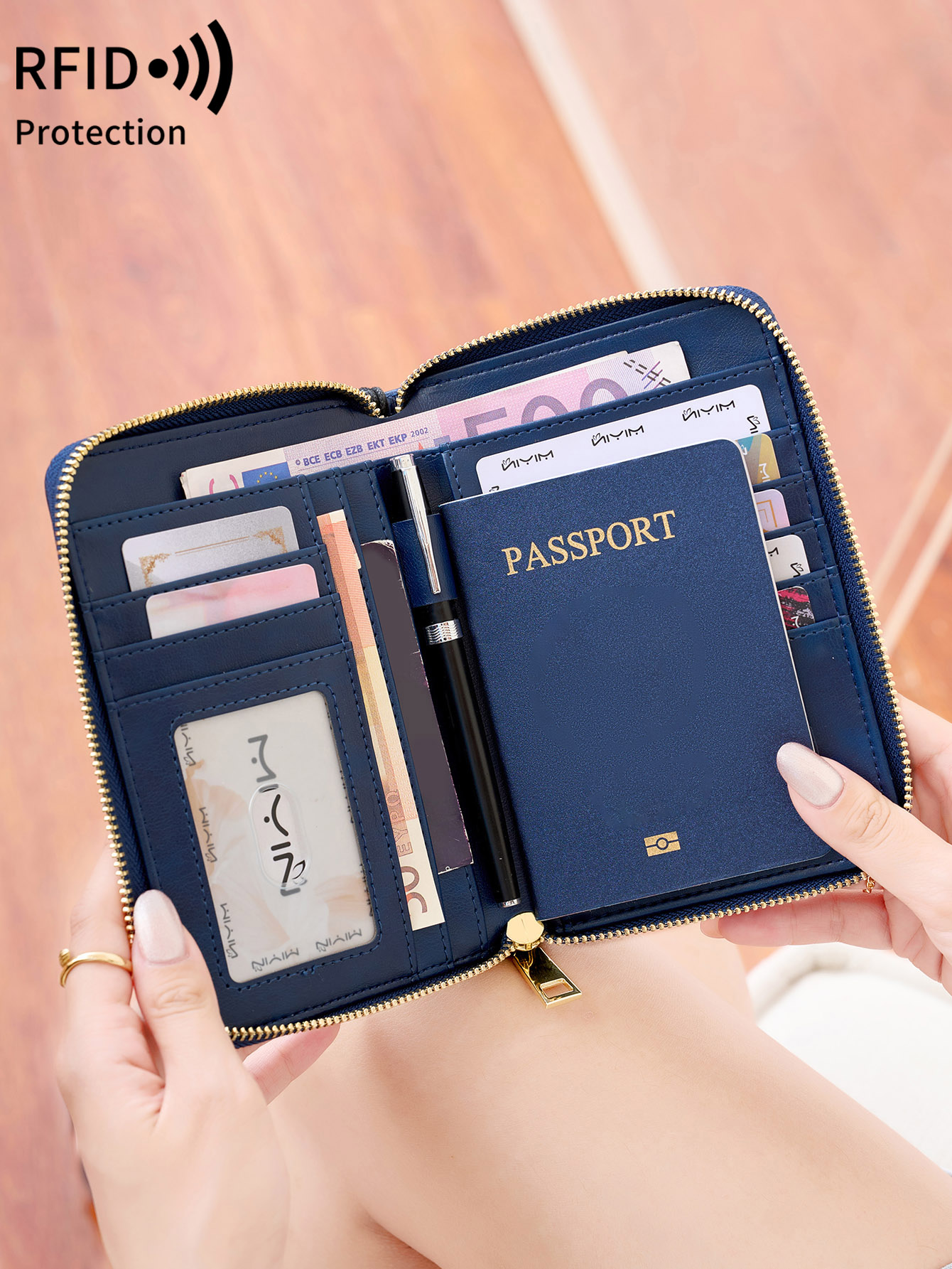 RFID Shielded Passport Holder  - đánh giá và giá Passport Wallet Rfid