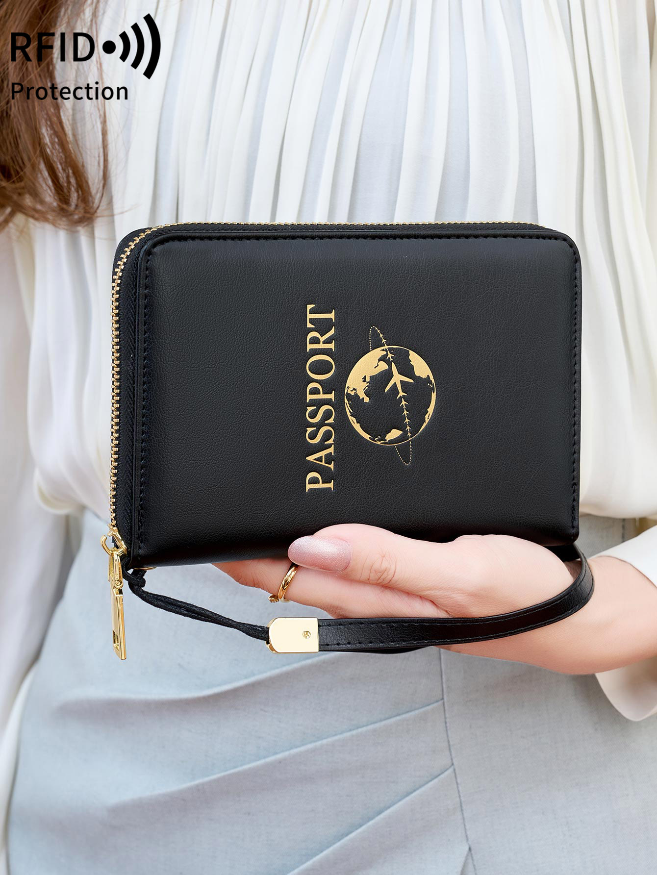RFID Shielded Passport Holder  - đánh giá và giá Passport Wallet Rfid