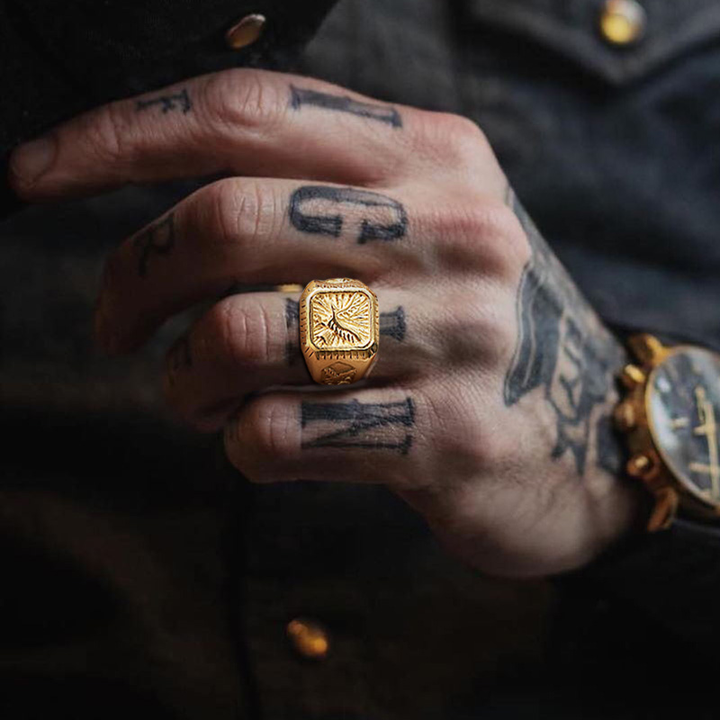 Chim Hói Đầu Signet Nhẫn Cho N - đánh giá và giá Signet Ring Men