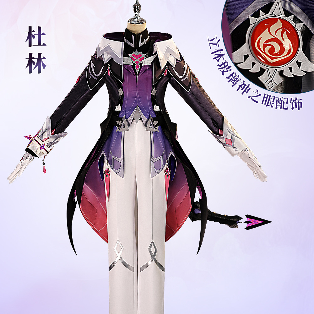 Durin Cosplay Costume Genshin  - đánh giá và giá Men Accessories Kit